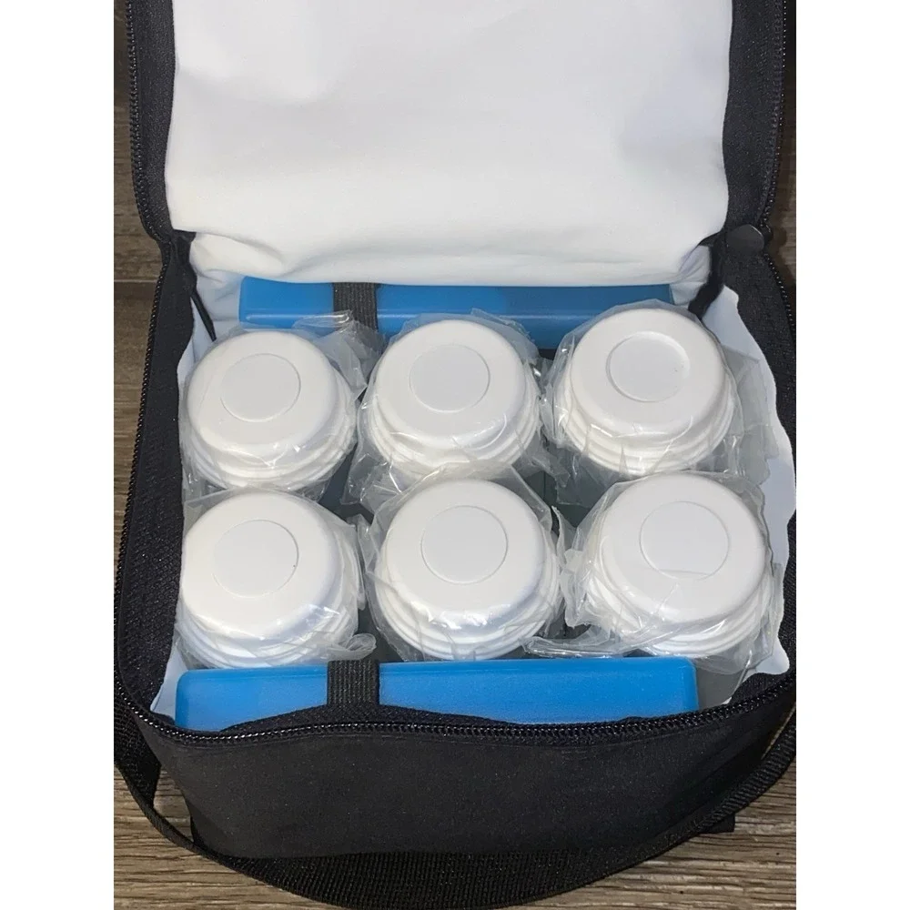 Ameda Cool & Carry Breast Milk Storage System Portable Cooler Bottles & Tote